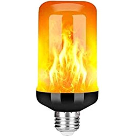 Lampe à flamme E26/E27, décoration de Noël avec technologie d'ampoule à effet flamme vacillante, lampes LED à flamme 4 modes pour l'intérieur et l'extérieur-AquaForge (1/5)