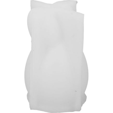 Moule à bougie en silicone 3D en forme de lapin, démoulage facile, réutilisable, pour la fabrication de bougies et savons maison, Pâques (1/5)
