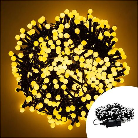 Progarden Luci a stringa LED nere 500 cm