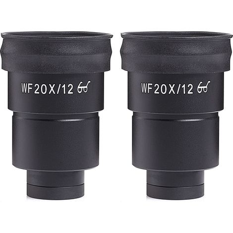 Oculaire pour microscope WF20X/12, 2 pièces. (1/5)