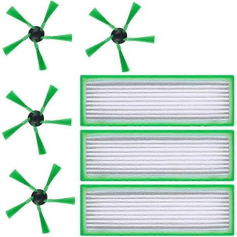 Pièces de rechange et accessoires pour aspirateur robot Kobold VR200 VR300 : brosse latérale, filtre HEPA et accessoires. (1/4)
