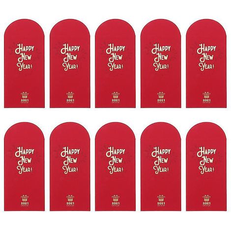 10 sachets rouges pour fête