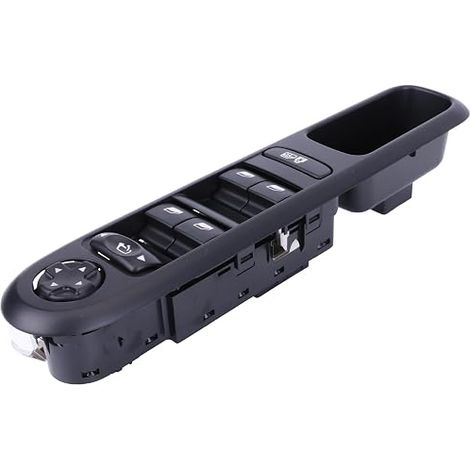 Boutons d'interrupteur de lève-vitre électrique compatibles avec C-itroen C3 Picasso 2009-2016 Interrupteur de lève-vitre avant gauche remplace 96650620ZD