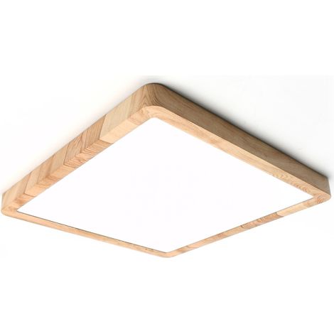 PLAFOND OLBIS IP44 LED BOIS ITALUX PLF-63827-300L-24W-WO