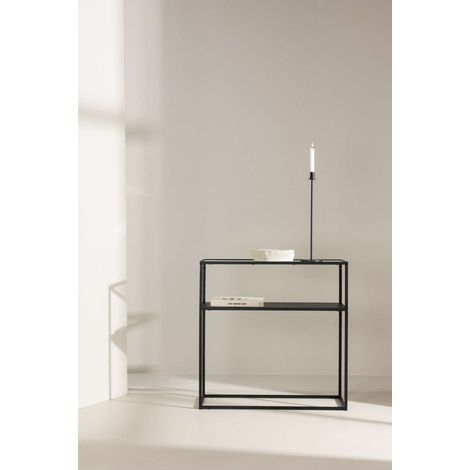 Bogota console 1 étagère noir.