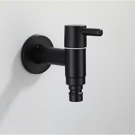 Acier inoxydable 304 Robinet de jardin extérieur Bibcock d'eau du robinet (1/2)