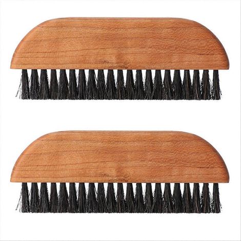 Brosse de nettoyage, poils souples, manche en bois, dépoussiérage, brosse à café (1/5)