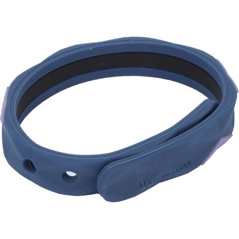 Bracelet de Sommeil en Silicone Anti-Stress - Homme Femme - Bleu Foncé (1/5)