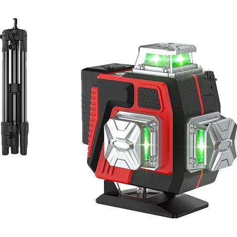 Niveau Laser, 16 Lignes, Nivellement Automatique, Trépied-Sac en tissu (1/2)