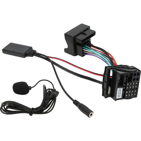 Adaptateur Bluetooth 5.0 avec micro et entrée AUX, câble radio RD4, kit mains-libres pour Citroën C2 C3 C4, avec cordon d'alimentation intégré. (1/5)