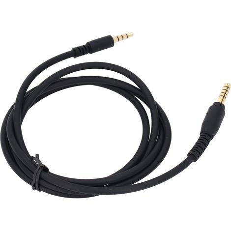 Cavo audio per cuffie, 1,3 metri, rame OFC, cavo di ricambio con connettore da 3,5 mm, compatibile con le cuffie ATH GL3 e GDL3. (1/5)