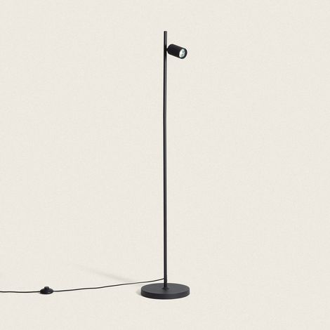 Lampada da Terra Metallo Aritz Nero (1/5)