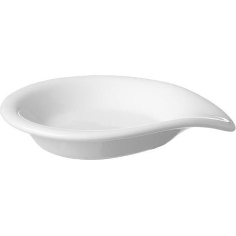 Assiette en porcelaine pour amuse-bouche Necessity - 90 mm - Lot de 6 - Finedine