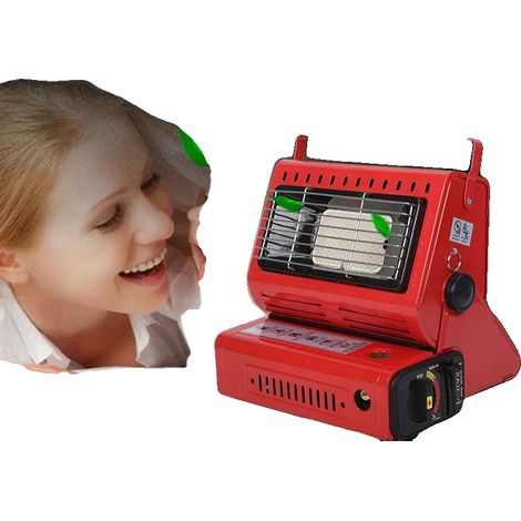 Riscaldatore a butano, acciaio inossidabile, design portatile, elevata efficienza di assorbimento del calore, valvola di sicurezza, utilizzo versatile. (1/5)