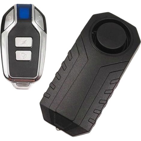 Alarma para patinete eléctrico de alto volumen (133 dB), resistente a la intemperie, antirrobo, con sensibilidad ajustable para bicicleta. Multicolor. (1/5)