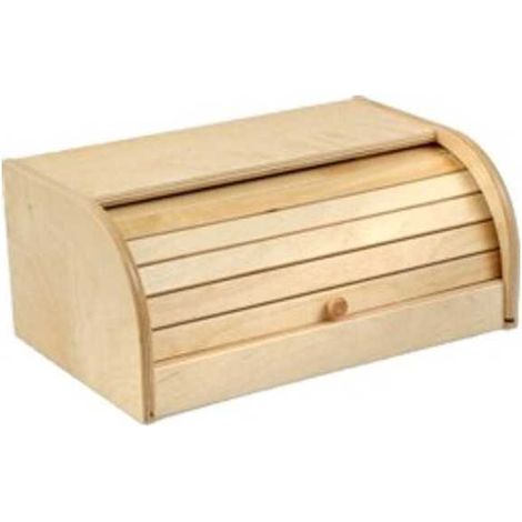 Support à pain en bois Serrandina Naturel, 39x25 cm, hauteur 17 cm