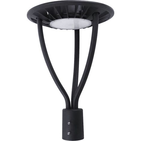 Lampione da esterno LED nero matel chip Samsung 150w neutro