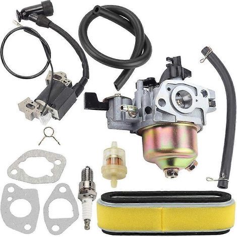 Kit carburateur 16100-ZE6-W01 compatible avec tondeuses Honda HR194/HR195/HR214/HRA214/HR215/HR216/HRA216/HRC216 et moteurs GXV120/GXV140. (1/5)