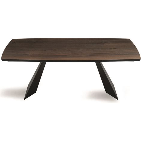 Tavolo fisso 200 cm con piano in Rovere Termico GILMOUR (1/4)