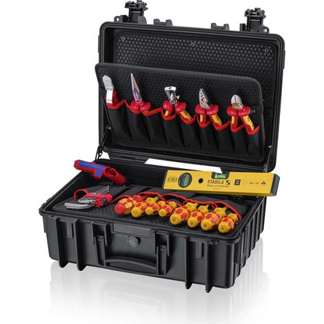 KNIPEX 00 21 34 HL S2 Werkzeugkoffer „Robust23 Start" Elektro 24-teilig