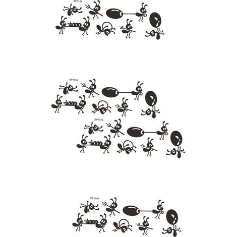 Lot de 4 feuilles d autocollants muraux à motifs de dessins (1/5)