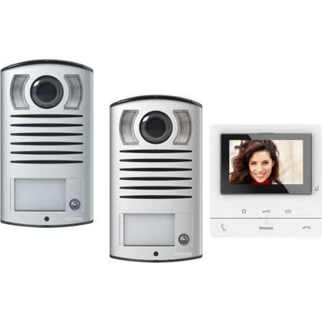 Bticino kit video citofono mono famigliare doppio ingresso 2 fili Linea 2000 - 364613/A