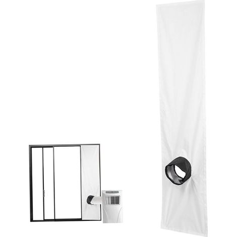 Kit de calfeutrage universel pour climatiseur mobile 300 cm avec bande adhésive étanche (1/2)