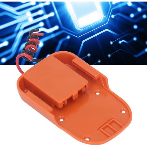 Adaptateur de batterie Power Wheels avec câble 12 AWG pour batteries lithium-ion Ridgid AEG 18V Super : convertisseur de batterie et connecteur d'alimentation à monter soi-même pour voitures, camions (1/5)