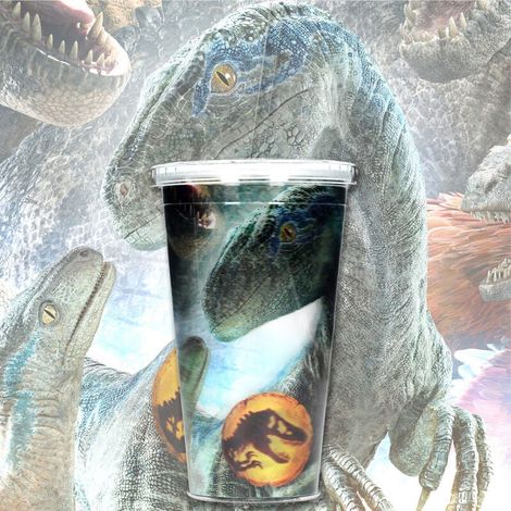 Bicchiere lenticolare Jurassic Park 3D capacit 50 ml