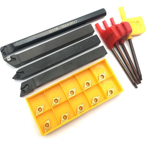 Applicable Barre de couteau CNC s10k - sducr07 + sdjcr + sdjcl + sdncn1010h07 + 10 pièces DCM
T070204 (1/5)