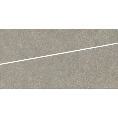Carrelage effet Pierre Quartzite Gris Cendré Cut Dalle A 120x60x2 cm Venturo - Sol extérieur (vendu par carton de 0,72 m²) - RO'MA CARRELAGE
