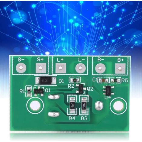 Carte de commande de module de contrôleur de lampe solaire avec interrupteur pour batterie au lithium 3.7V (1/4)