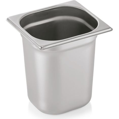 Bac inox GN 1/6 H 200 mm 3,4 ltr GN ESSENTIALS - Was Germany