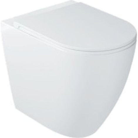 Galassia Dream wc a terra senza brida con scarico a vortice bianco lucido codice prod: 7331