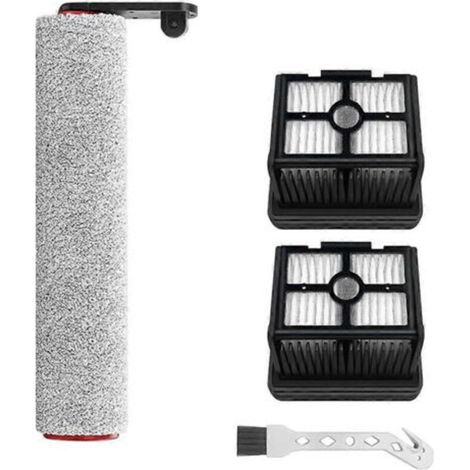 Pièces de rechange pour aspirateur eau et poussière Dreame H12 Pro / H12 Plus / H12 Core : brosse douce, rouleau et filtre HEPA