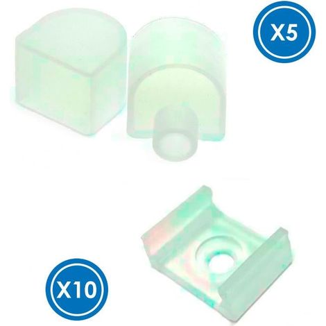 IluminaShop - Pack Tapones y Grapas para Funda de Silicona Door