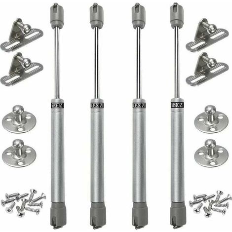 4 pièces vérin à gaz 120N ressort hydraulique de jambe de force d'armoire pour ascenseur de porte d'armoire (1/5)