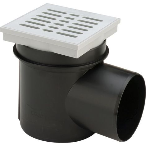 Viega Drain de cave Kellermeister 106003 DN 100, plastique noir, avec siphon (1/3)