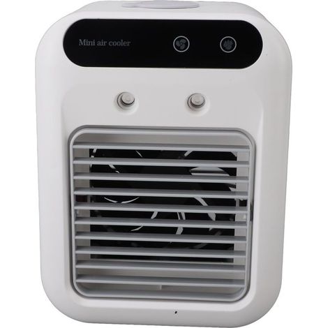 Climatiseurs portables, mini climatiseur évaporatif mobile à brumisation longue durée, petit climatiseur refroidi à l'eau pour la maison (1/5)