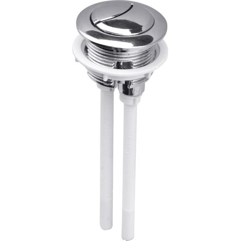 Ahlsen WC-Set mit Doppelspülung, 2-teilig, verstellbarer Druckknopf aus Kunststoff oben, WC-Tankknopf als Ersatz für die meisten WCs mit Doppelspülung und 38-mm-Loch im Tankdeckel (1/5)