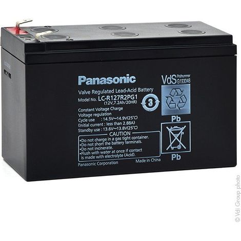 Batterie plomb AGM LC-R127R2PG1 12V 7.2Ah - Unité(s) (1/4)