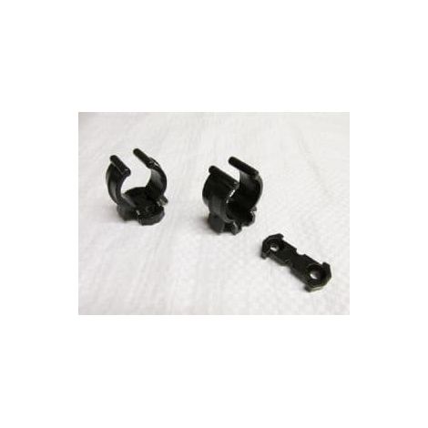 X2 17.5MM - 23MM Black Nylon Clip Holder, Oar Paddle Row Rowing Storage Tube