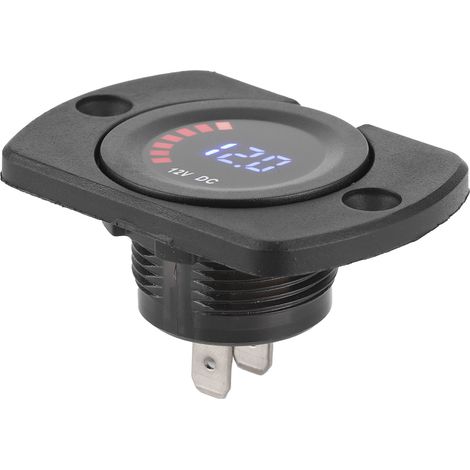 Voltmètre à écran couleur, remplacement pour modification de véhicule, affichage LED DC 12V avec panneau (1/5)