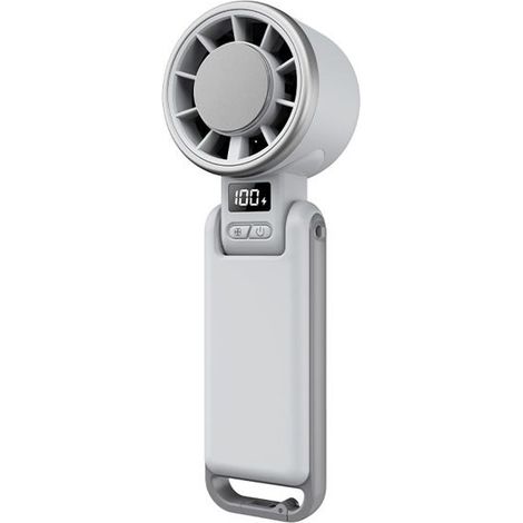 Mini ventilateur portable - KZQ - Rechargeable - 5 vitesses - Silencieux - Compact (1/5)