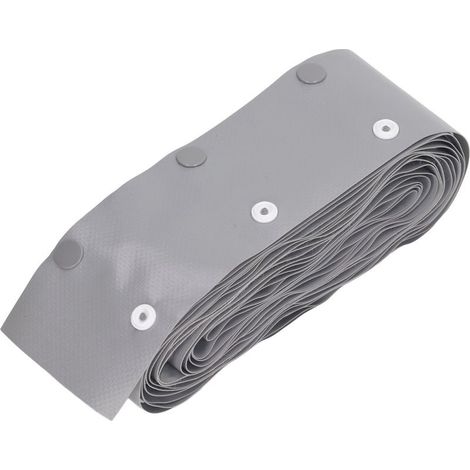 Manchon de protection de câble, ignifuge, ignifuge, en PVC, bouton POM, gaine de fil, Tube de protection de cordon d'alimentation, 5m/196,9 pouces (1/5)