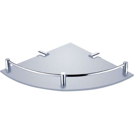 Nimco Bormo - Eckablage, mattes Glas/Chrom BR 11091RA-26
