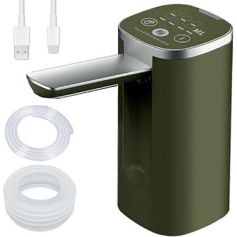 Zusammenklappbarer elektrischer Wasserspender mit Pumpe – Nachfüllbarer Wasserspender für 5-Gallonen-Flaschen, leise automatische Wasserpumpe (1/5)