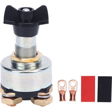 Interrupteur de déconnexion de batterie DC 12V 24V 200A, isolateur principal de coupure de courant pour Yacht, camping-car, voitures, bateaux (1/5)