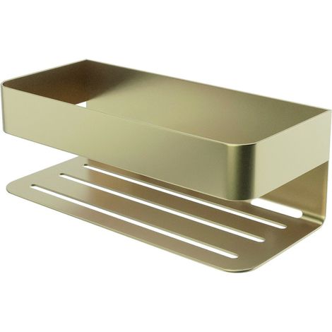 MEDIMEX ADY007/OC MAYURA Jabonera Frontal Inox Oro Cepillado - ref: ADY007/OC