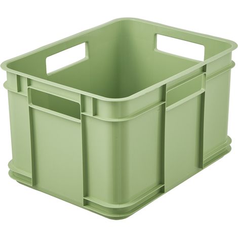 Caja de almacenamiento colección Bruno ECO, tamaño M, 35x27x22 cm - Verde (1/5)